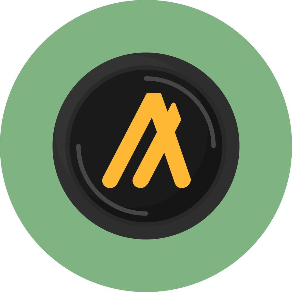 Algorand Flat Circle Style Icon vector