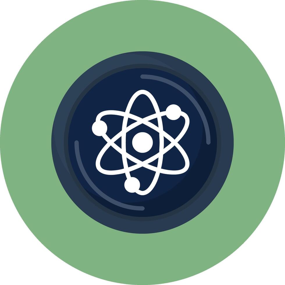 Cosmos Flat Circle Style Icon vector