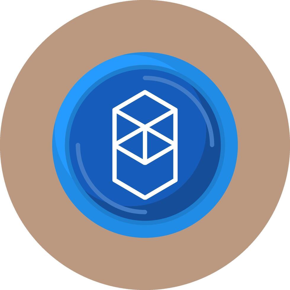 Fantom Flat Circle Style Icon vector