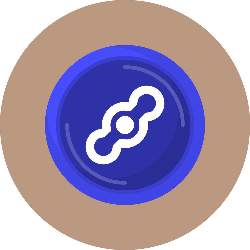 Helium Flat Circle Style Icon vector