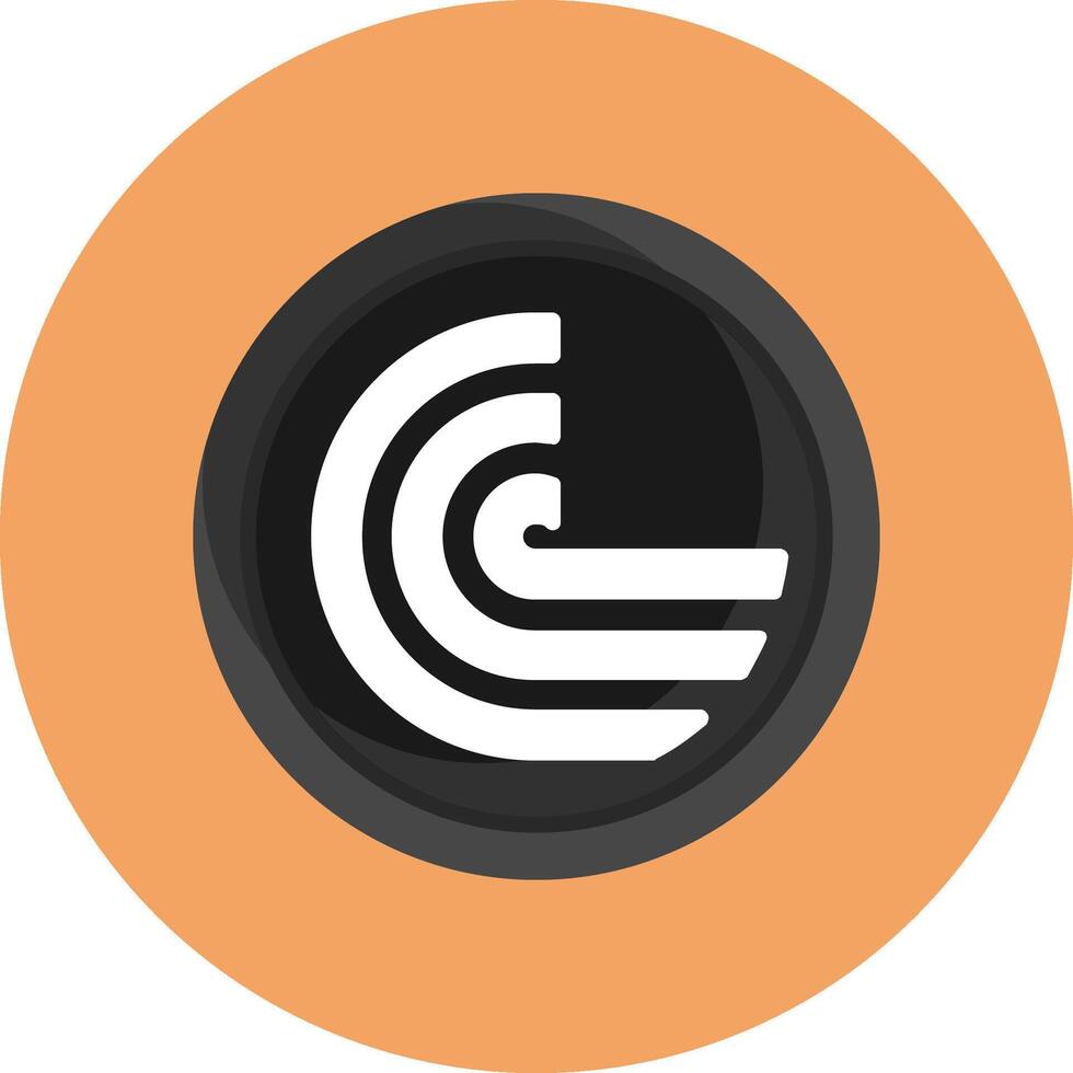 BitTorrent Flat Circle Style Icon vector