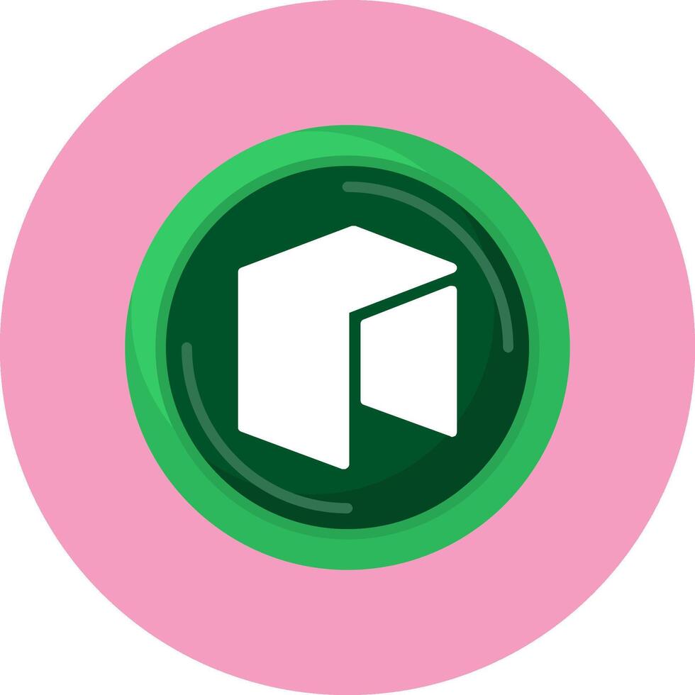 NEO Flat Circle Style Icon vector