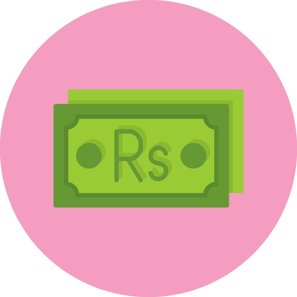 Pakistani rupee Note Icon Sample Pro and Pro SVG vector
