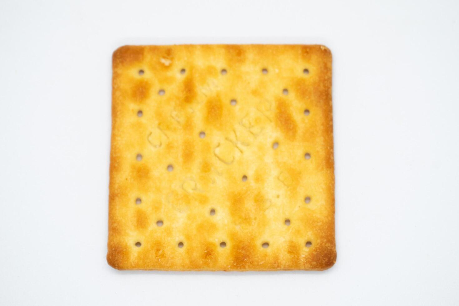 Biscuits isolated on white background photo