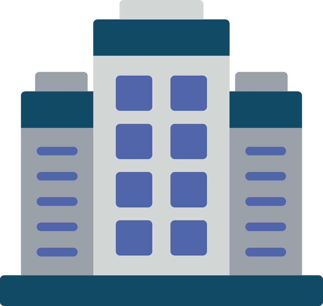 Condominium Flat Illustration Design vector