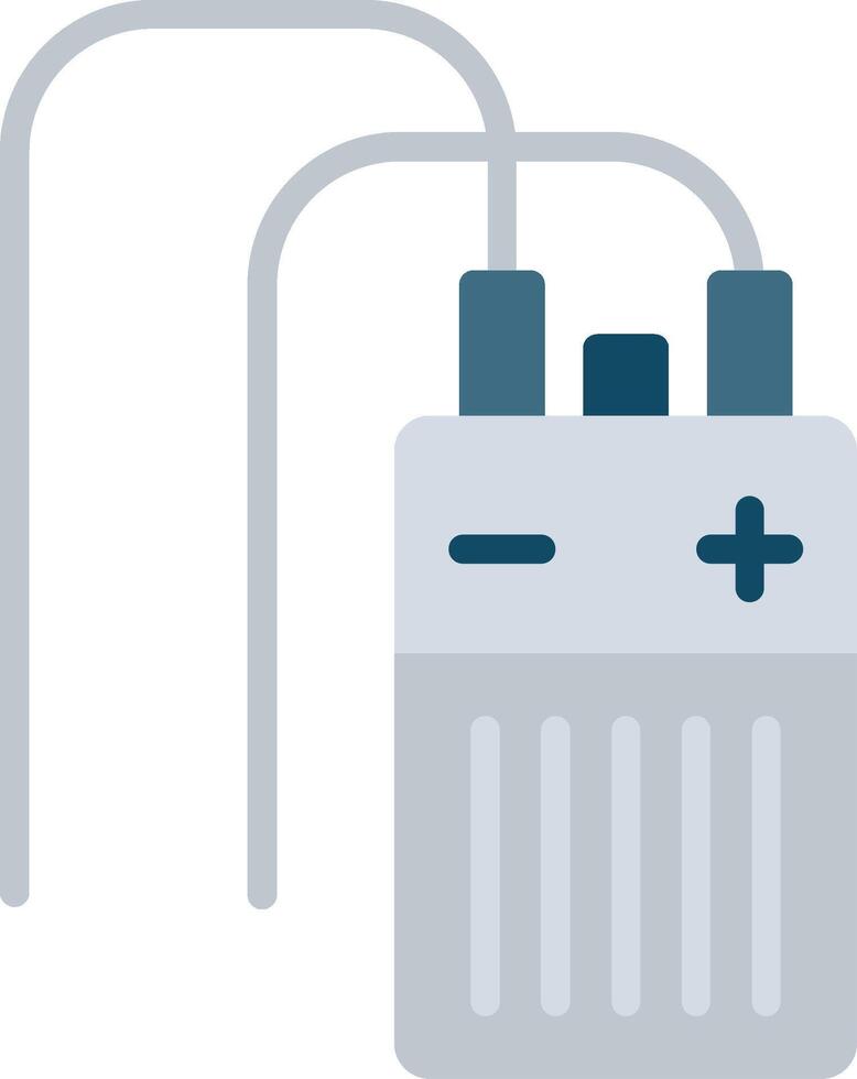 Capacitor Flat Illustration Design vector
