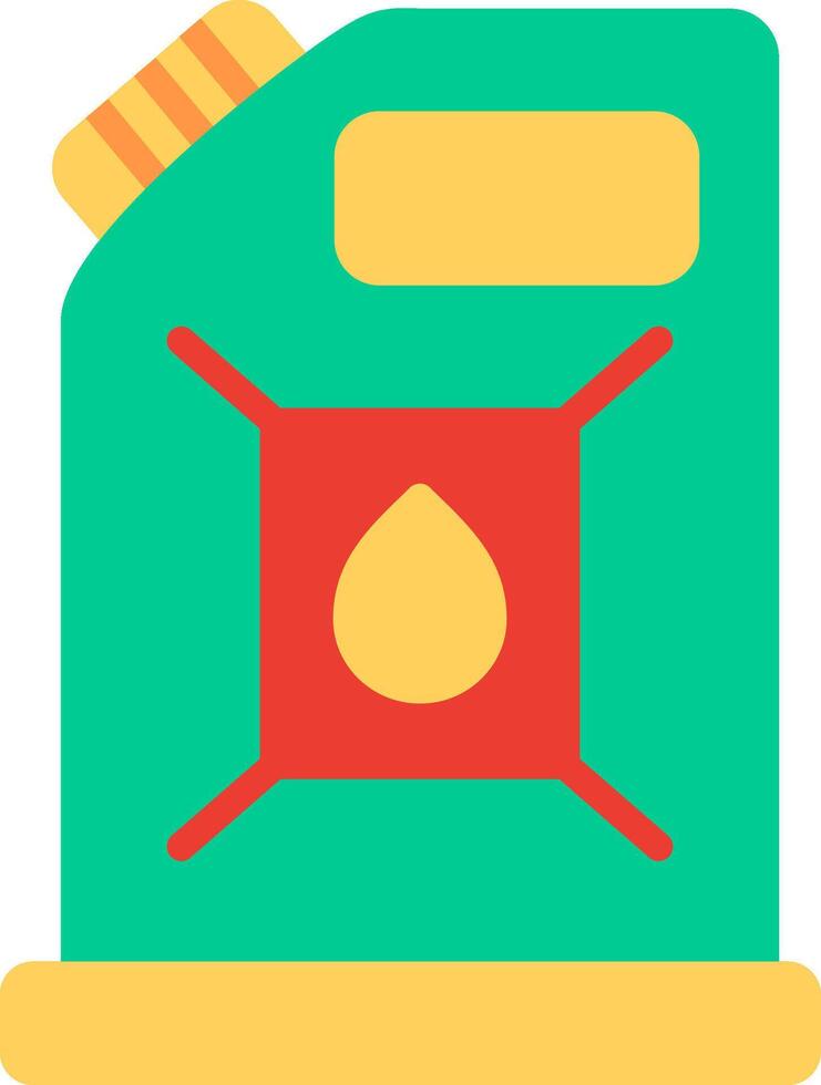 Canister Flat Illustration Design vector