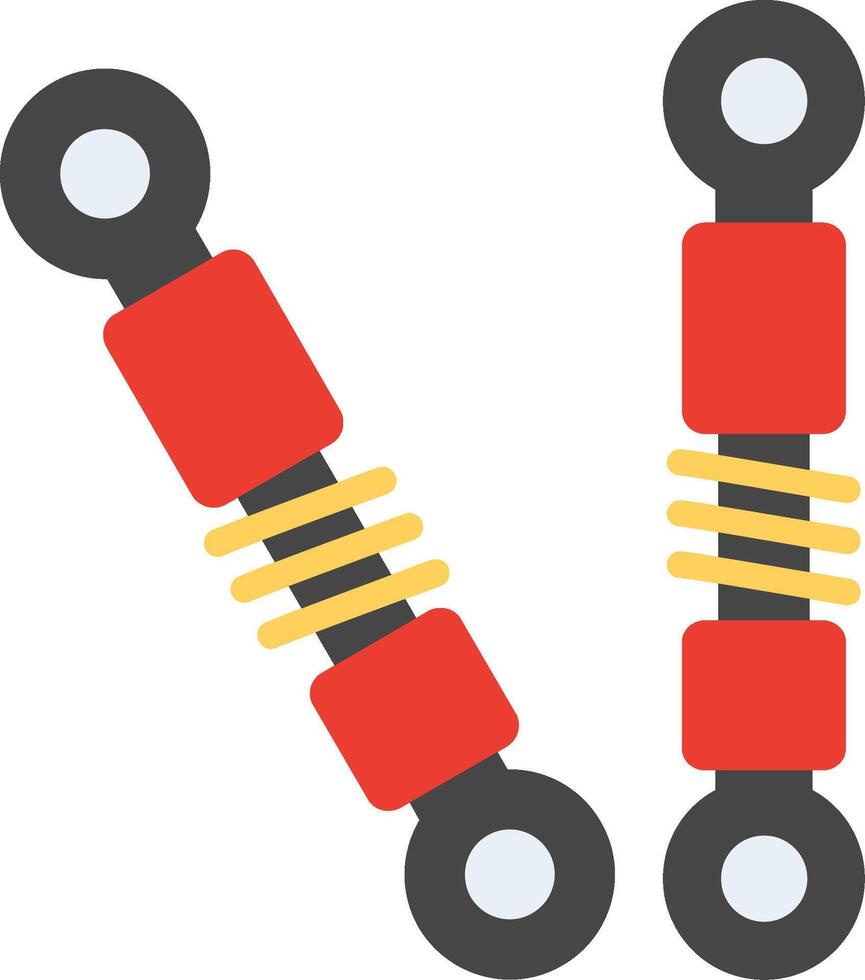 Damper Flat Illustration Design vector