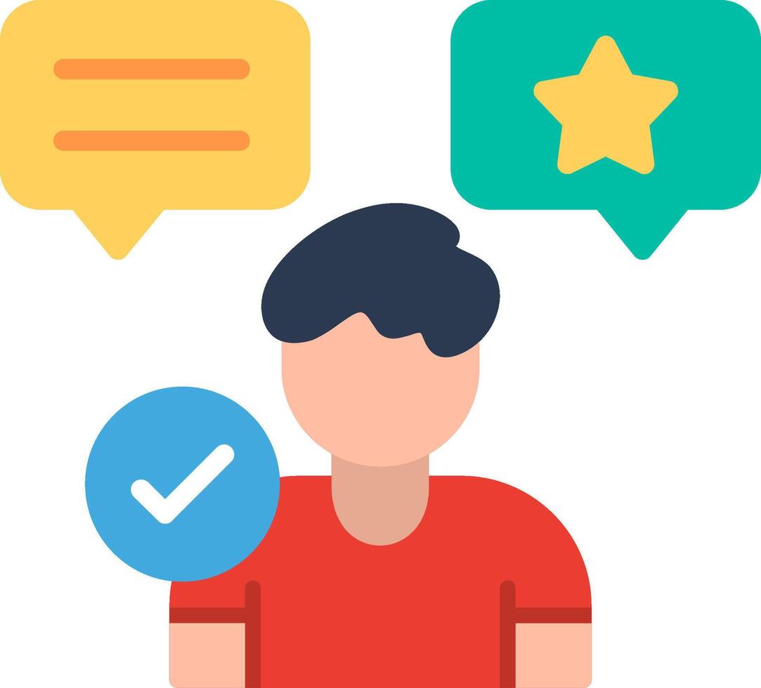 Endorsement Flat Illustration Design vector