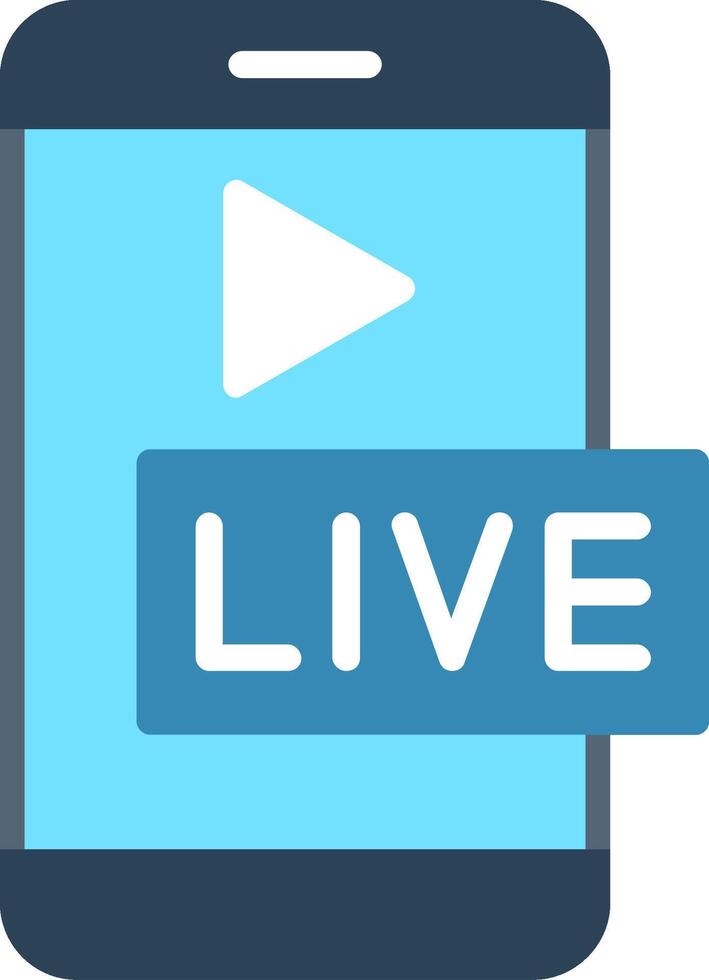 Live Flat Illustration Design vector