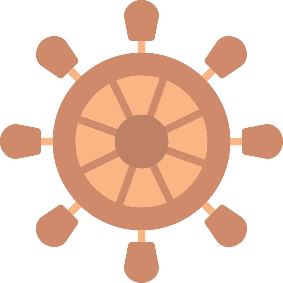 Helm Flat Illustration Design vector