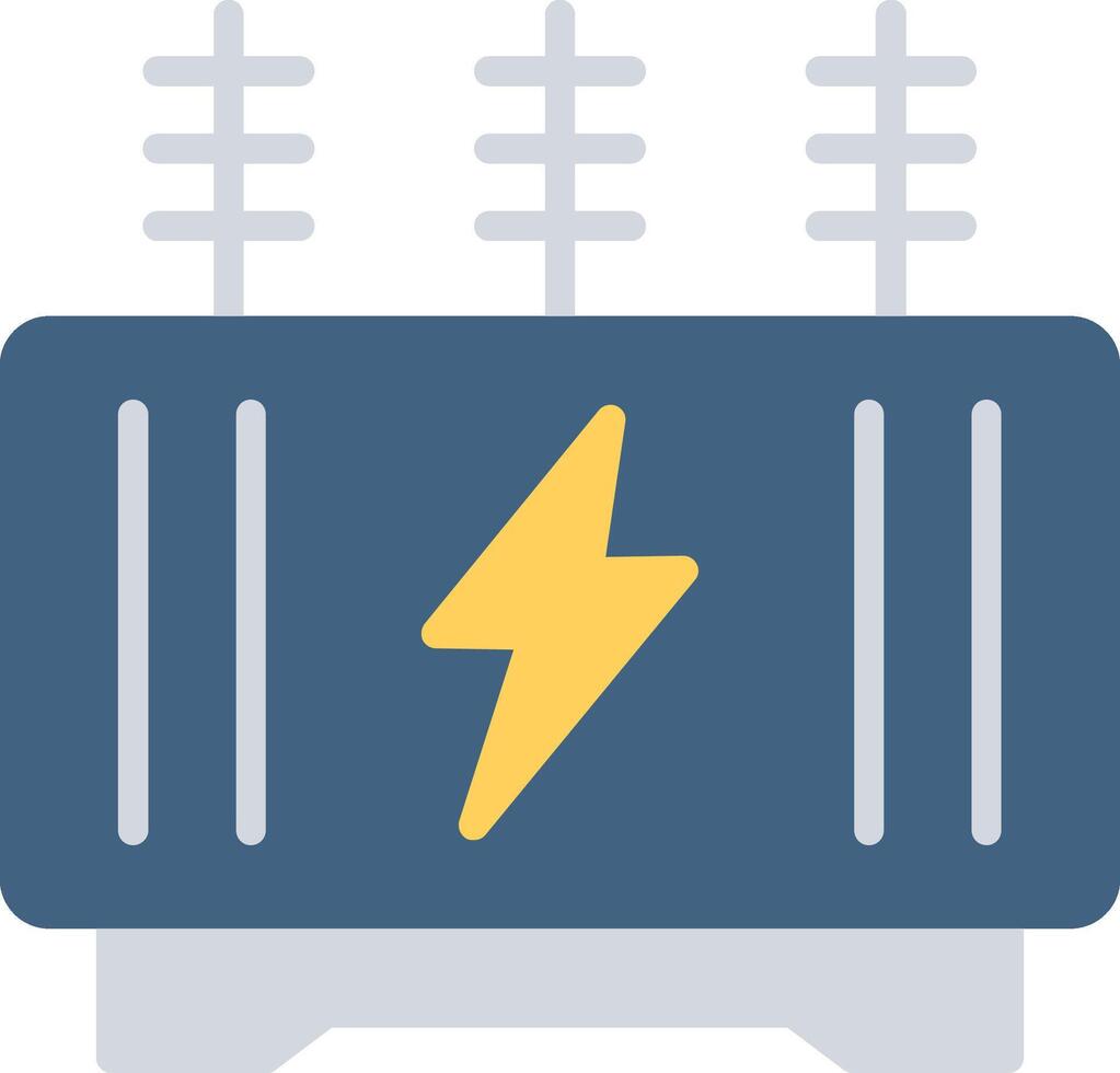 Transformer Flat Illustration Design vector