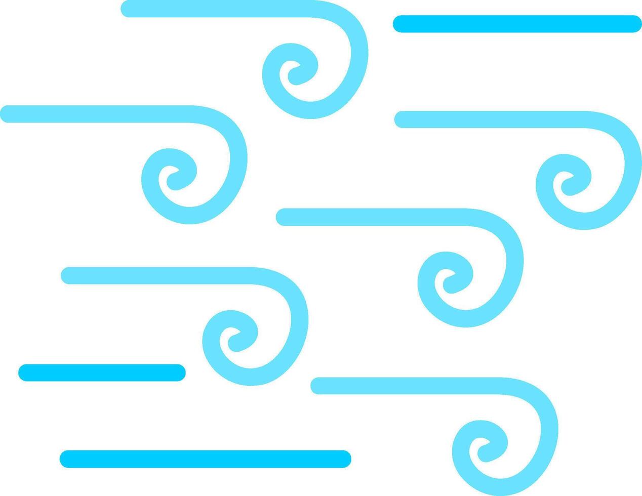 Wind Flat Icon Design vector