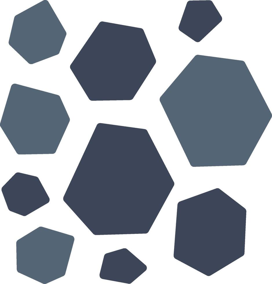 Rocks Flat Icon Design vector