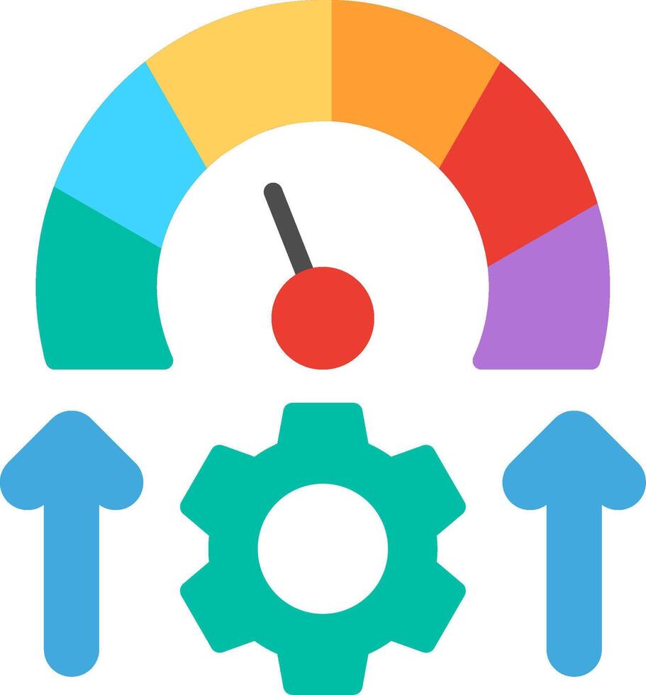 Gauge Flat Illustration Design vector