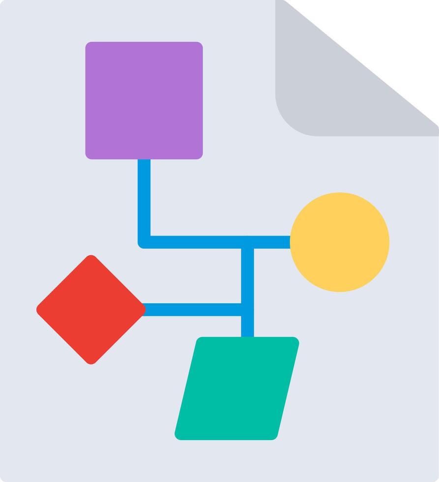 File Flat Illustration Design Flat Illustration Design vector