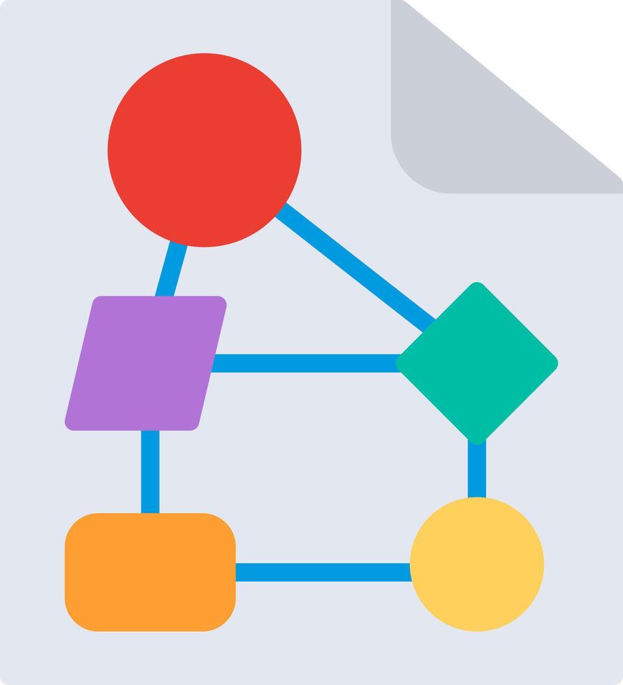 Data Flat Illustration Design vector