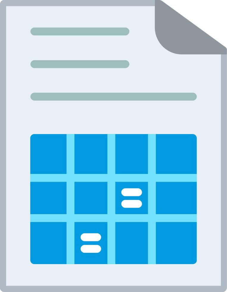 Sheet Flat Illustration Design vector
