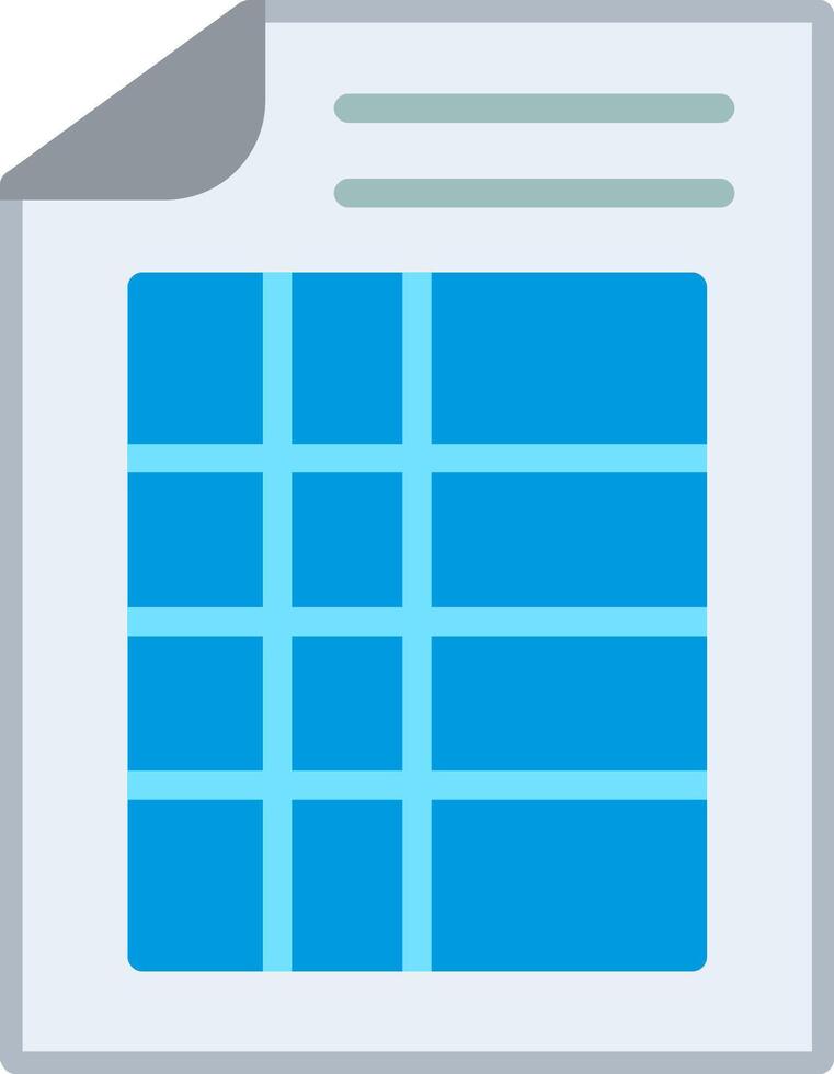 Excel Flat Illustration Design vector