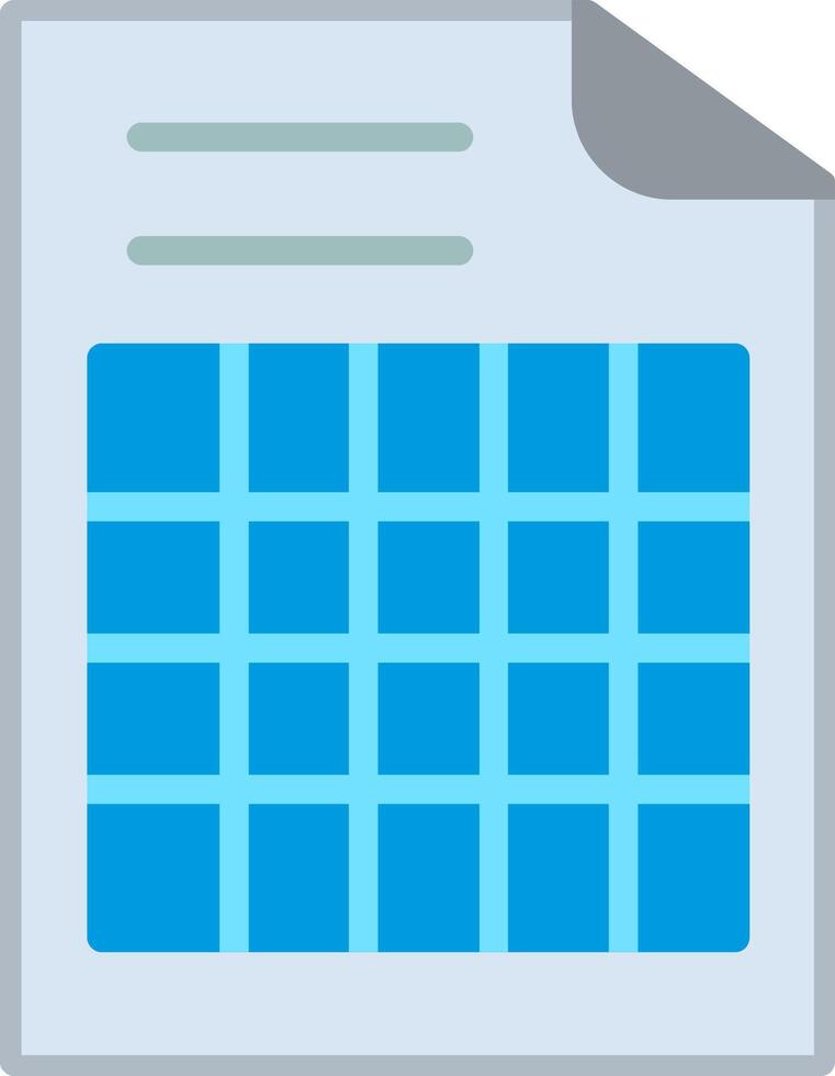 Grid Flat Illustration Design vector