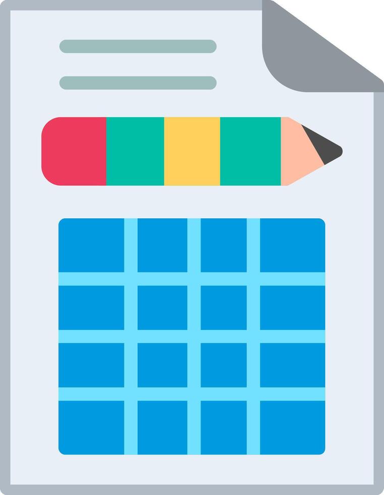Bookkeeping Flat Illustration Design vector