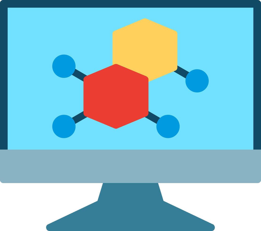 Cell Flat Icon Design vector