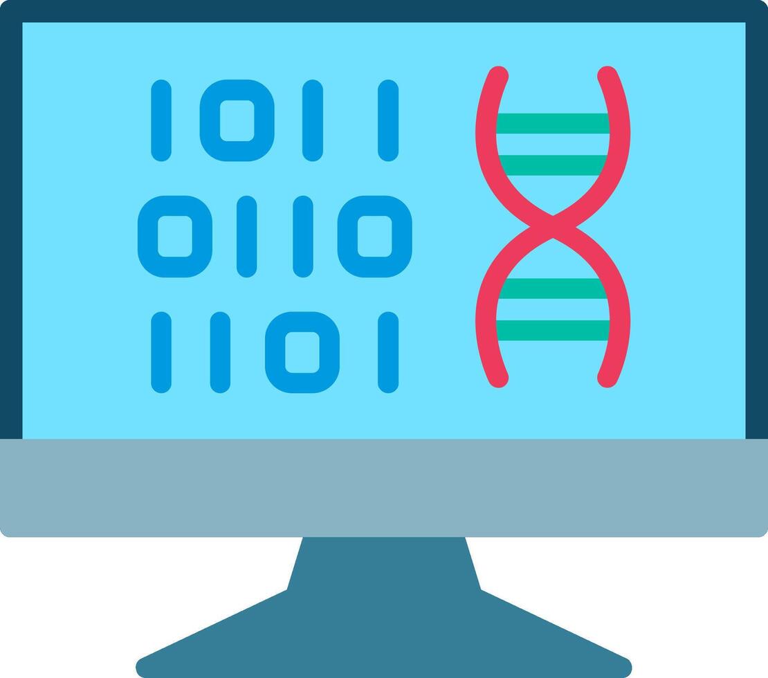 Bioengineering Flat Icon Design vector