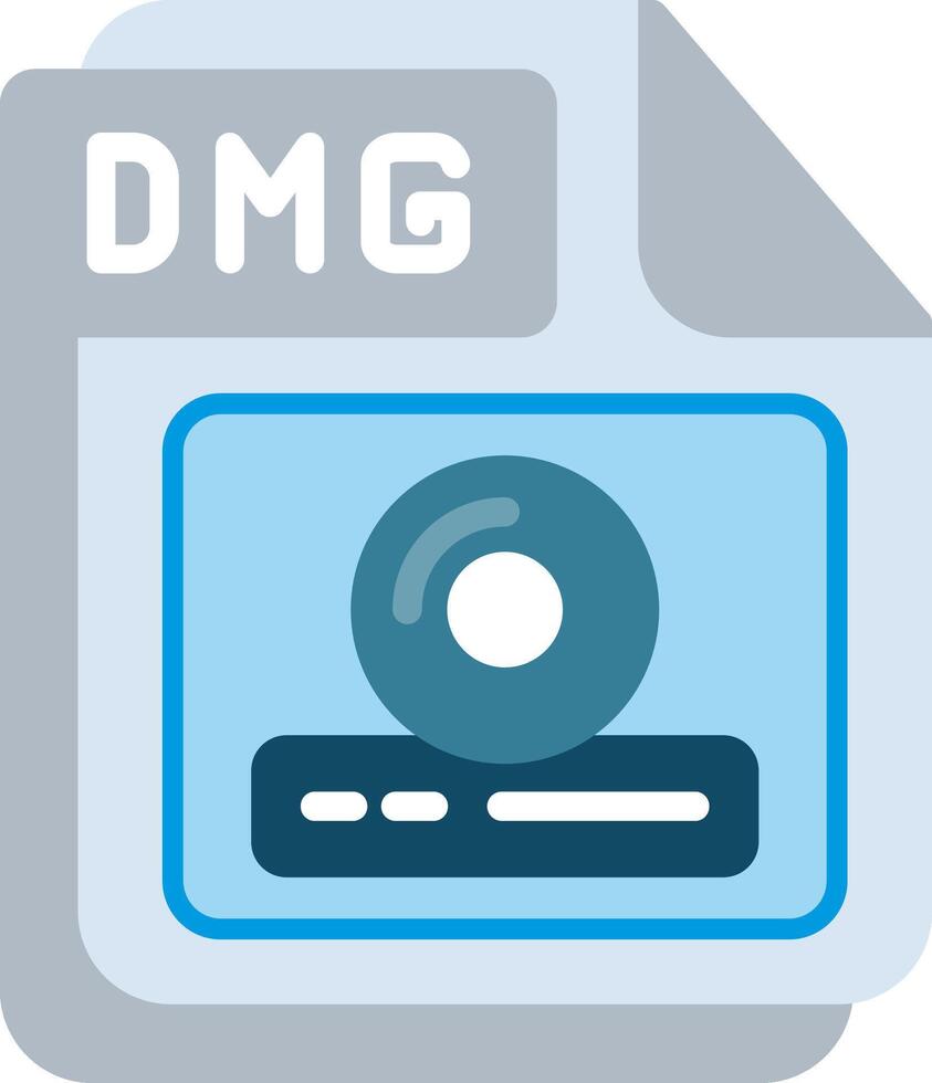DMG Flat Illustration Design vector