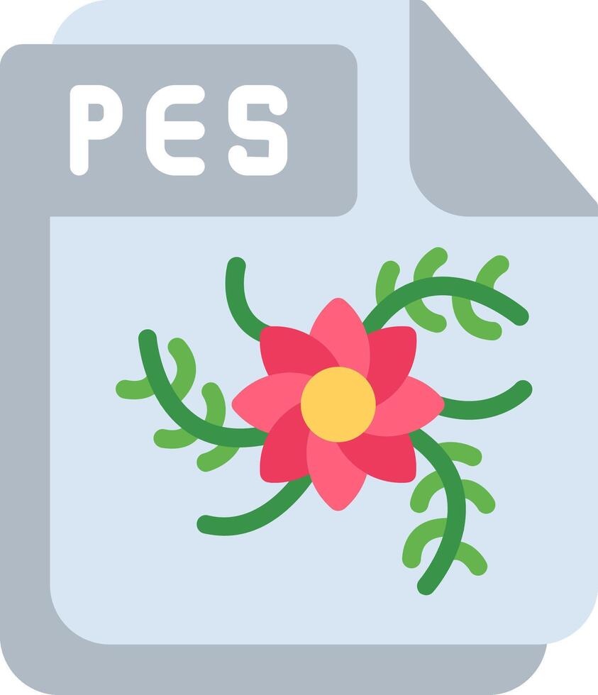PES Flat Illustration Design vector