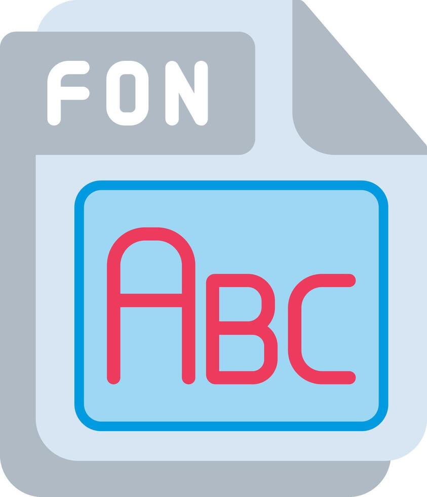 FON Flat Illustration Design vector