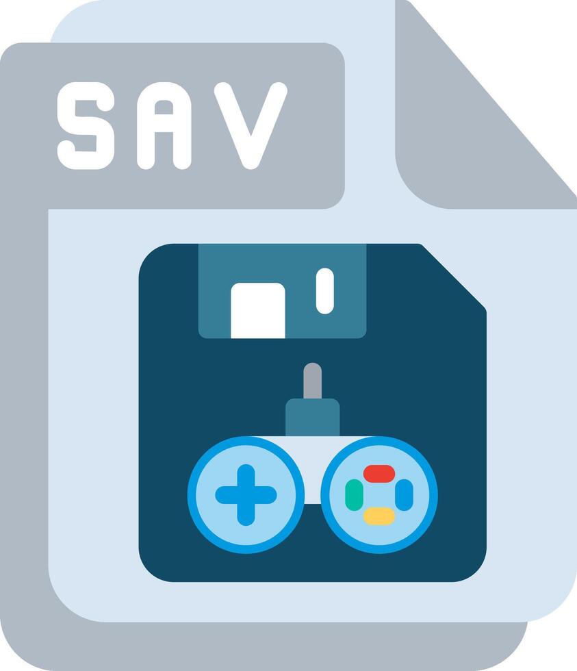 SAV Flat Illustration Design vector
