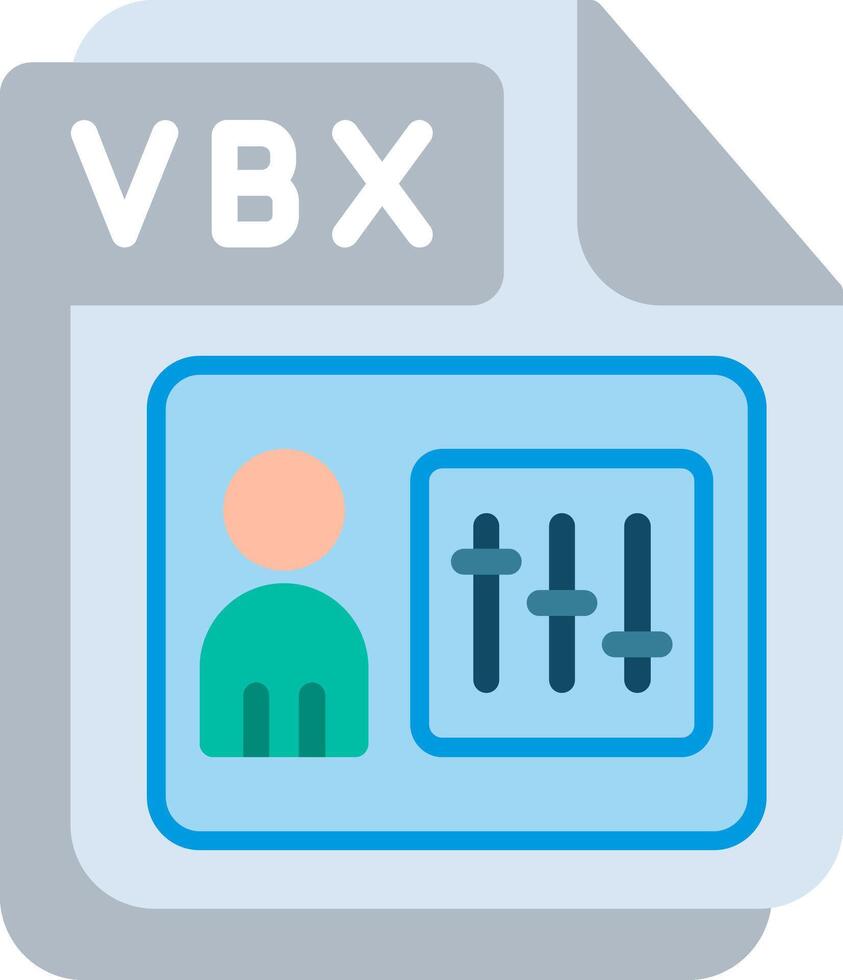 VBX Flat Illustration Design vector