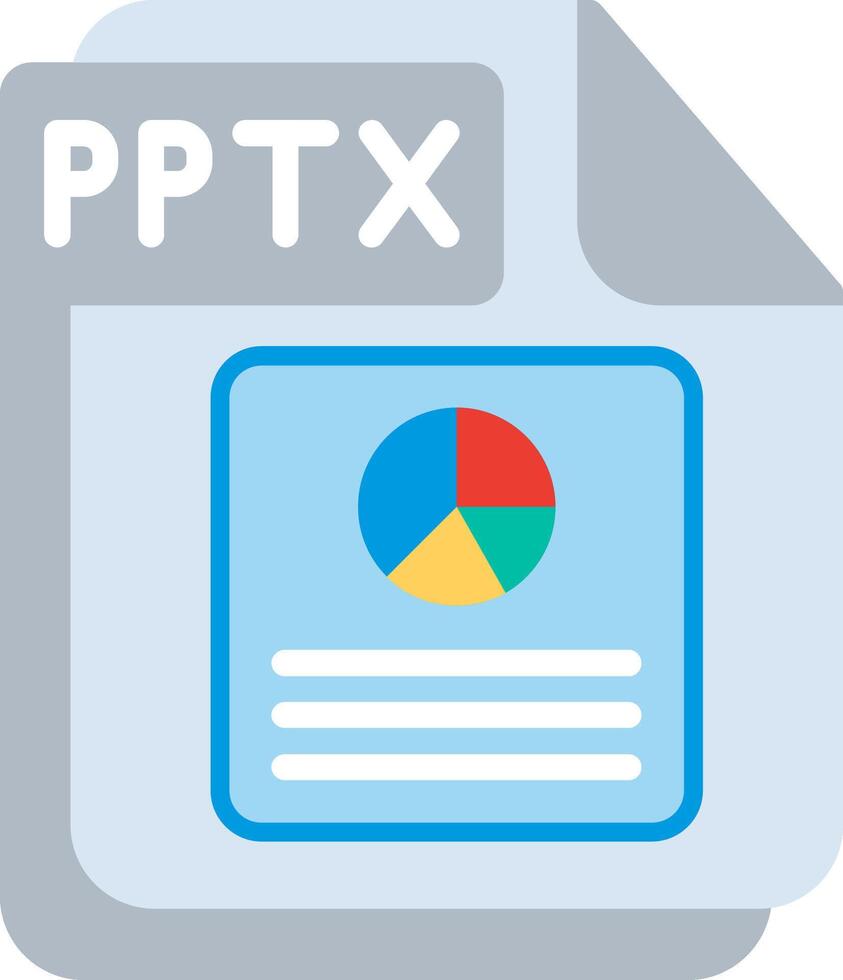PPTX Flat Illustration Design vector