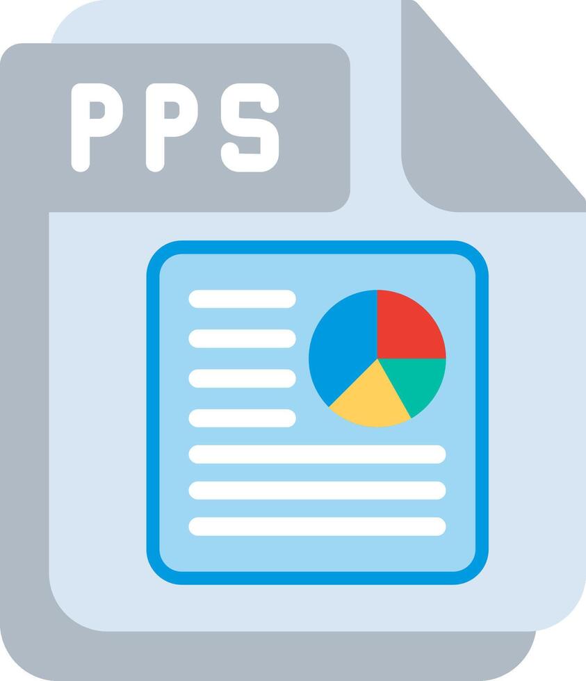 PPS Flat Illustration Design vector
