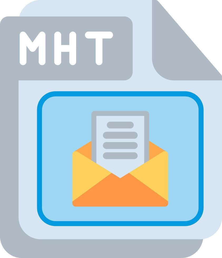 MHT Flat Illustration Design vector