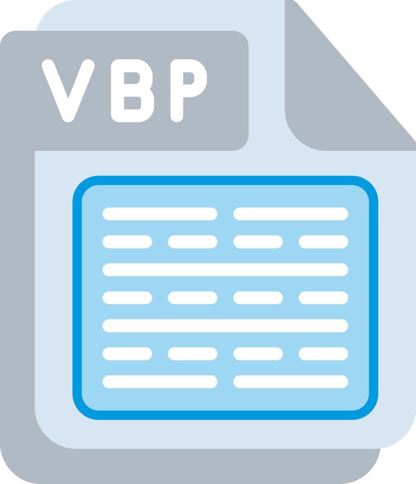 VBP Flat Illustration Design vector