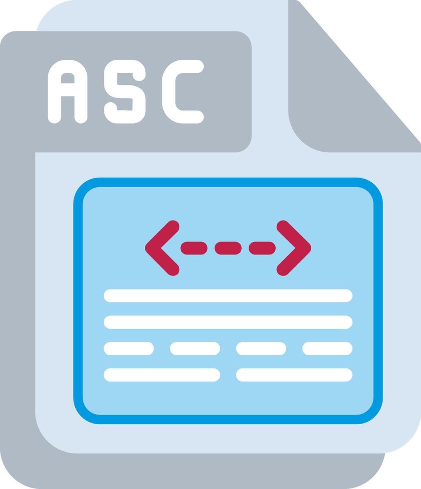 ASC Flat Illustration Design vector