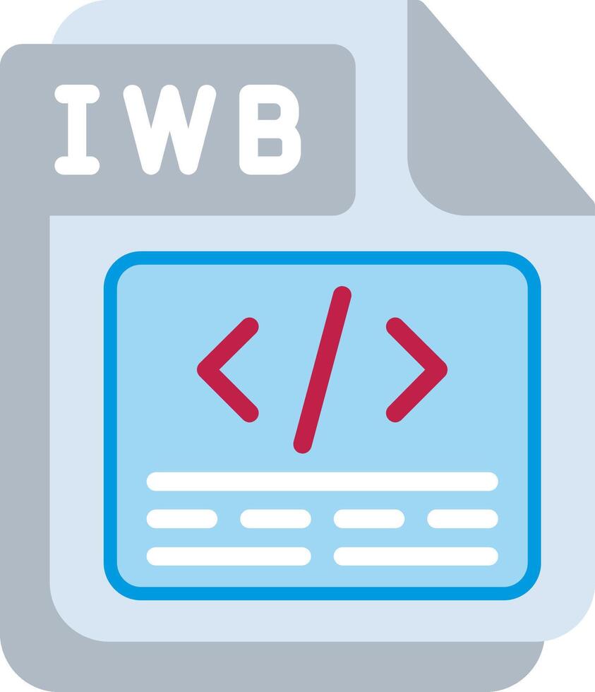 IWB Flat Illustration Design vector