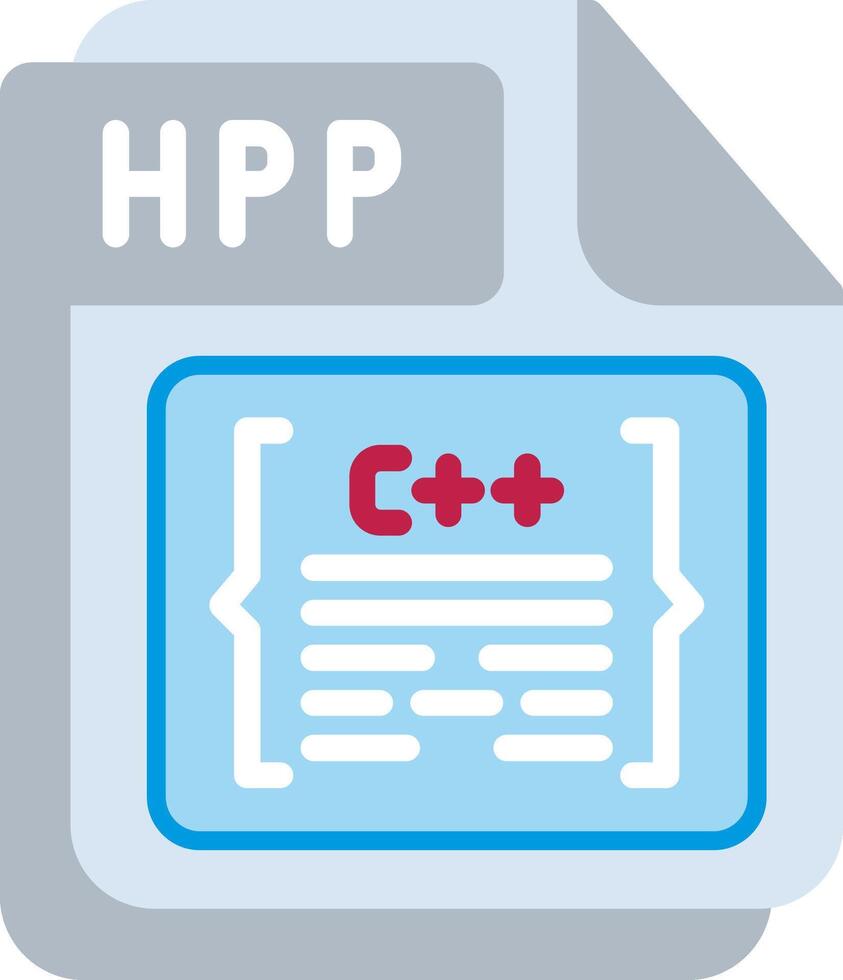 HPP Flat Illustration Design vector