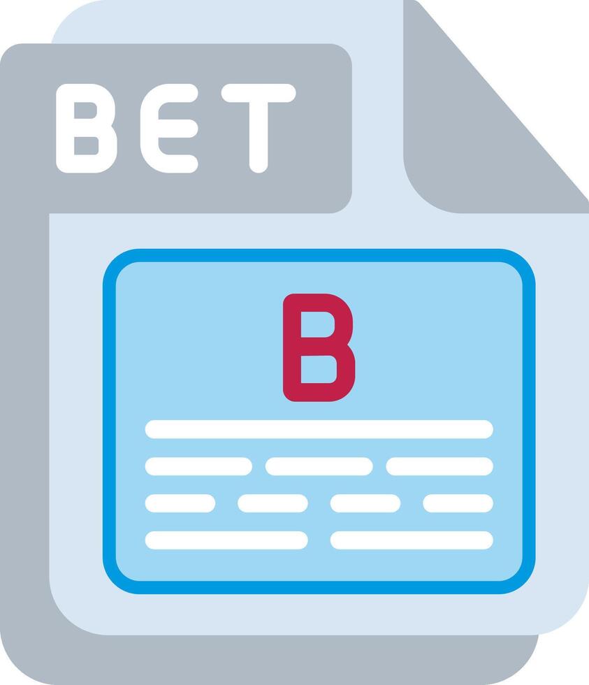 BET Flat Illustration Design vector