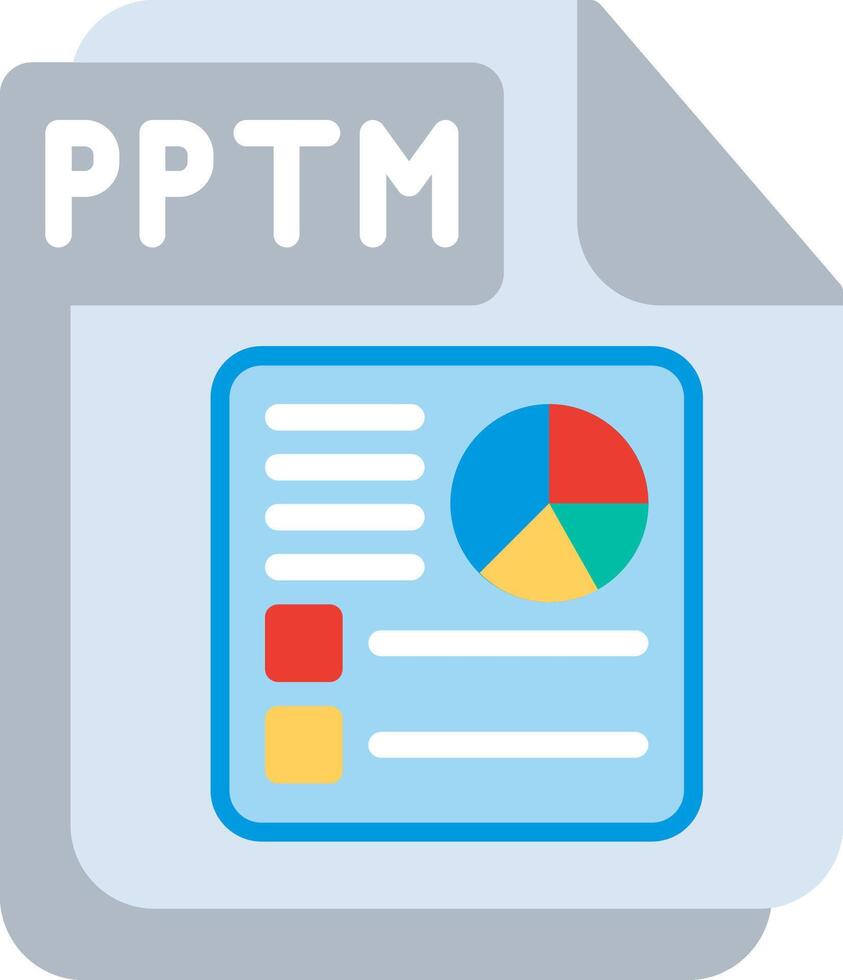 PPTM Flat Illustration Design vector