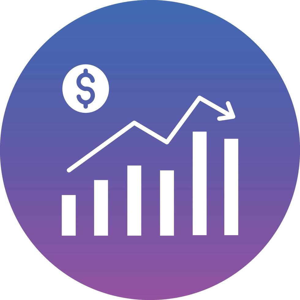 Stock Market Illustration Icon vector