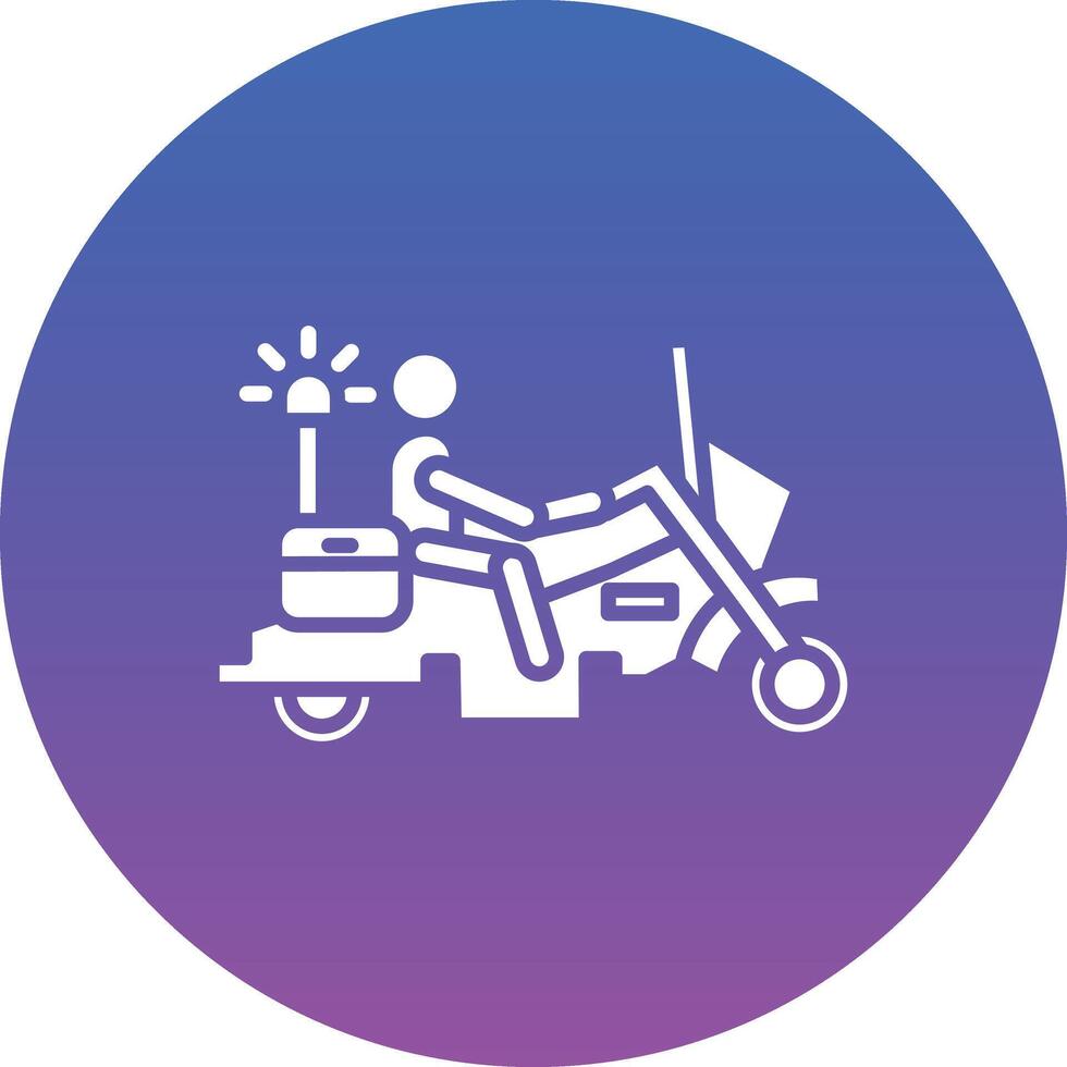Motorbike Illustration Icon vector