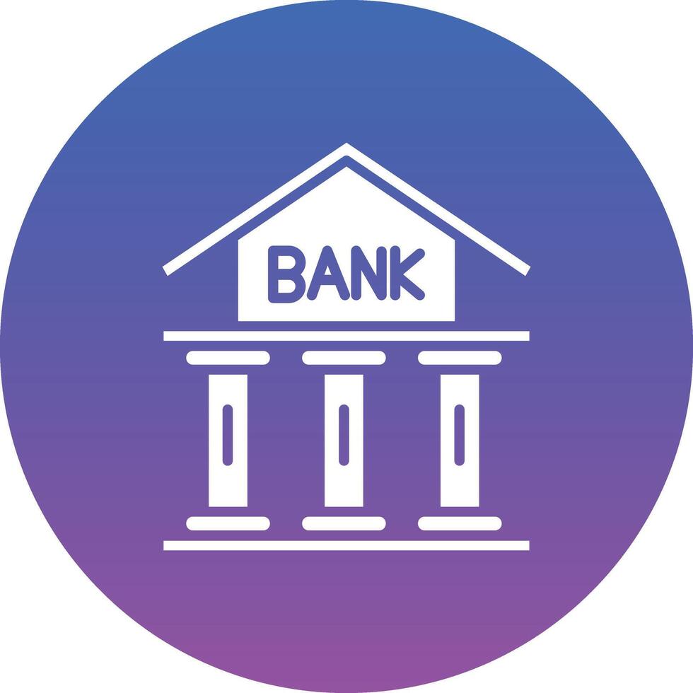 Bank Illustration Icon vector