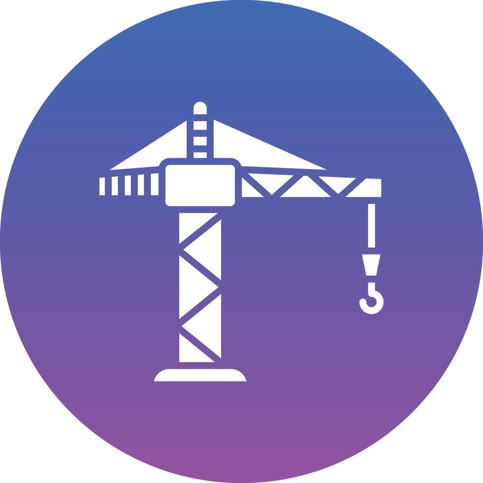 Crane Illustration Icon vector
