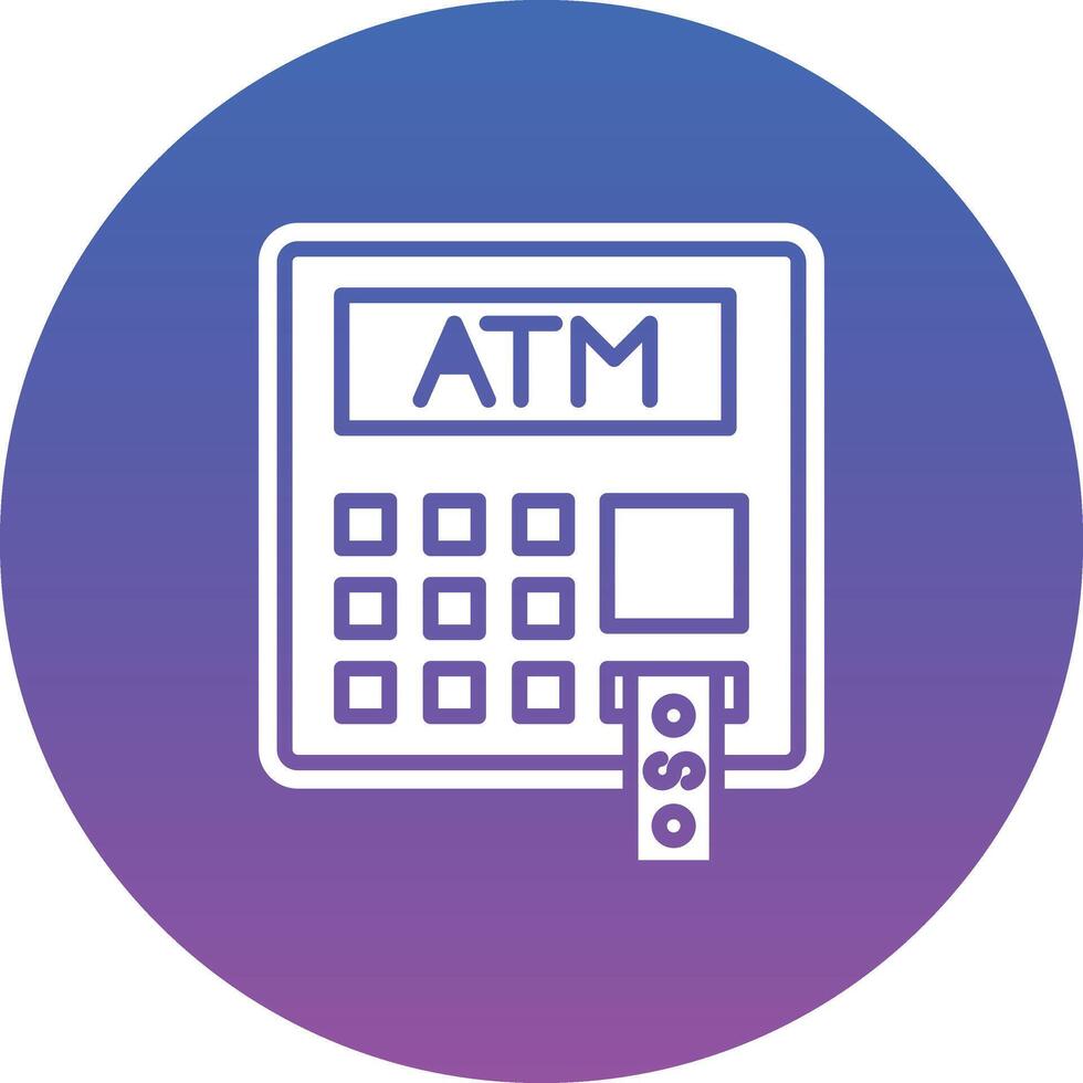 ATM Illustration Icon vector