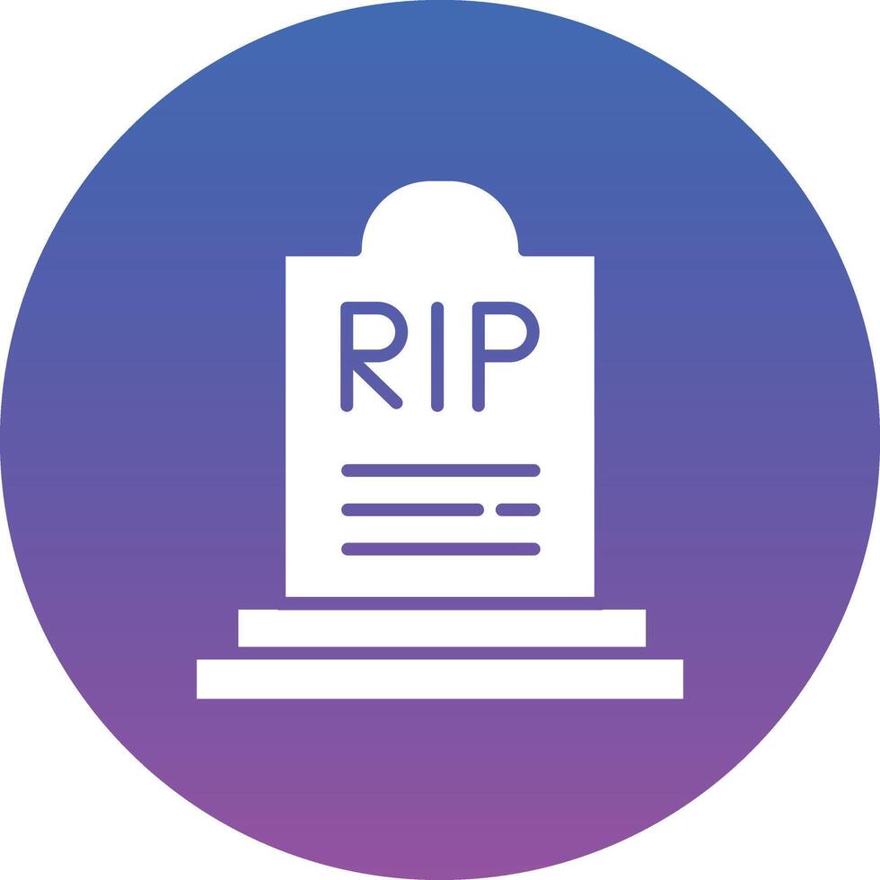 Cemetery Illustration Icon vector