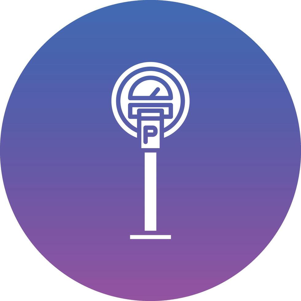 Parking Meter Illustration Icon vector