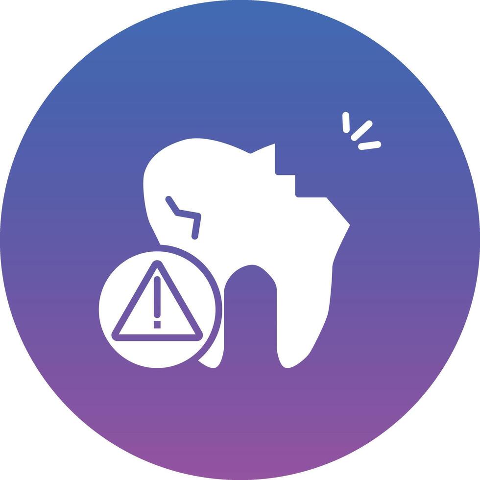 Tooth Problem Illustration Icon vector