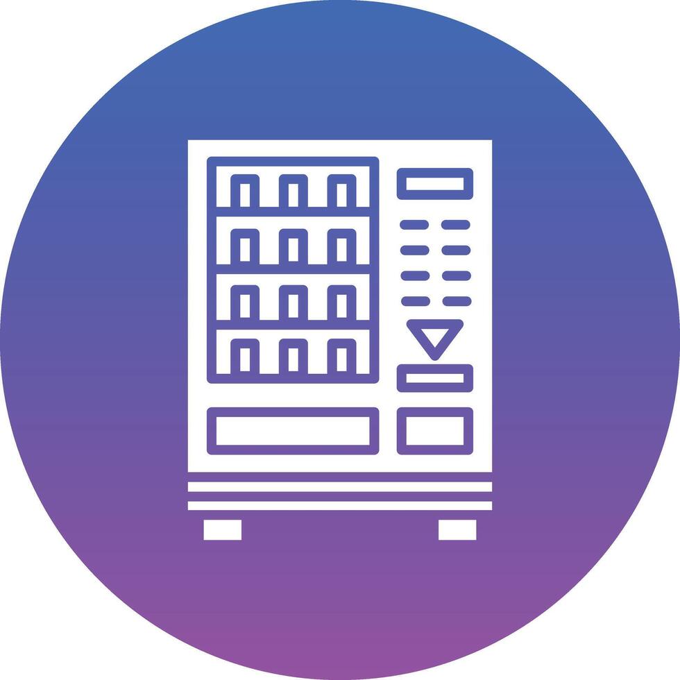 Vending Machine Illustration Icon vector